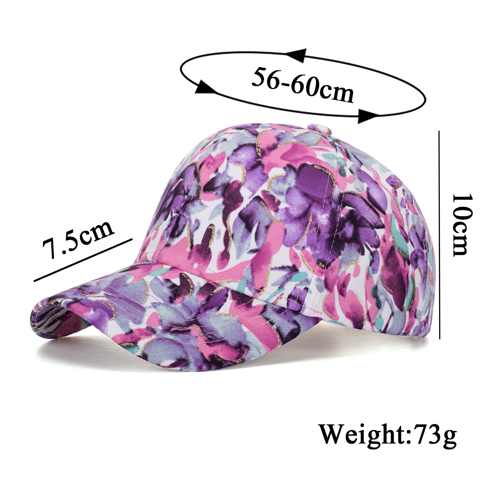Wholesale Big flower baseball cap spring sun hat